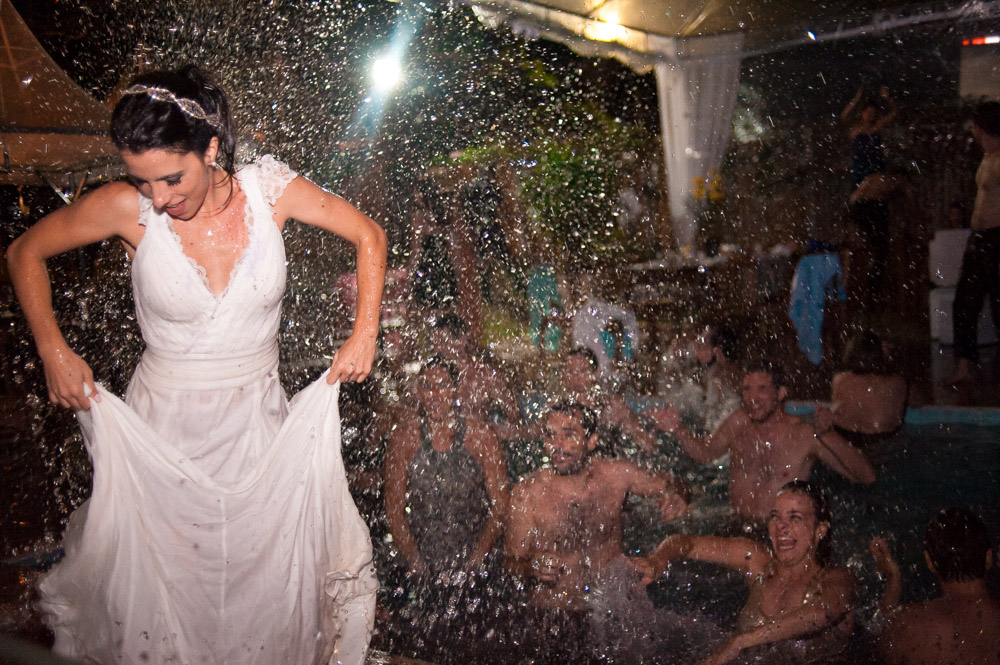 Crazy wedding moment captured with the Nikon 35mm f2D
