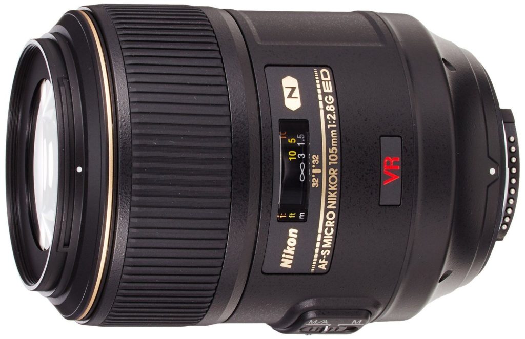 amazon affiliate image of the nikon 105mm f2.8 micro