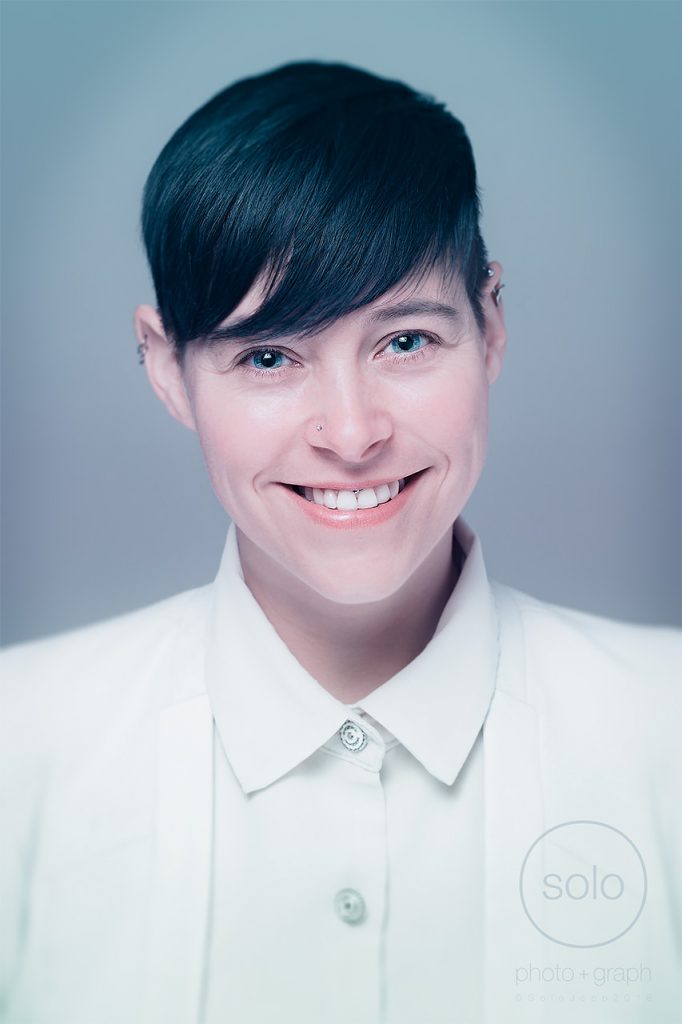 Corporate portrait taken using a large soft box and a large reflector