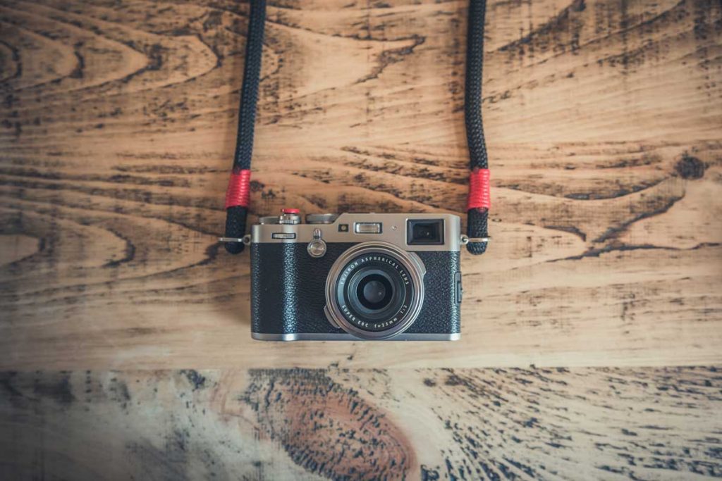 Image of a commonly used camera for street photography with a 35mm equivalent focal length lens
